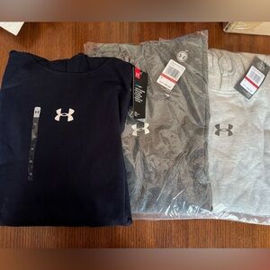 Under Armour Blue and Gray Sweatshirts & Hoodies